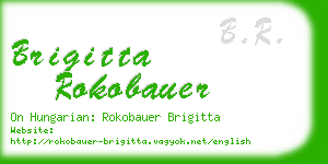 brigitta rokobauer business card